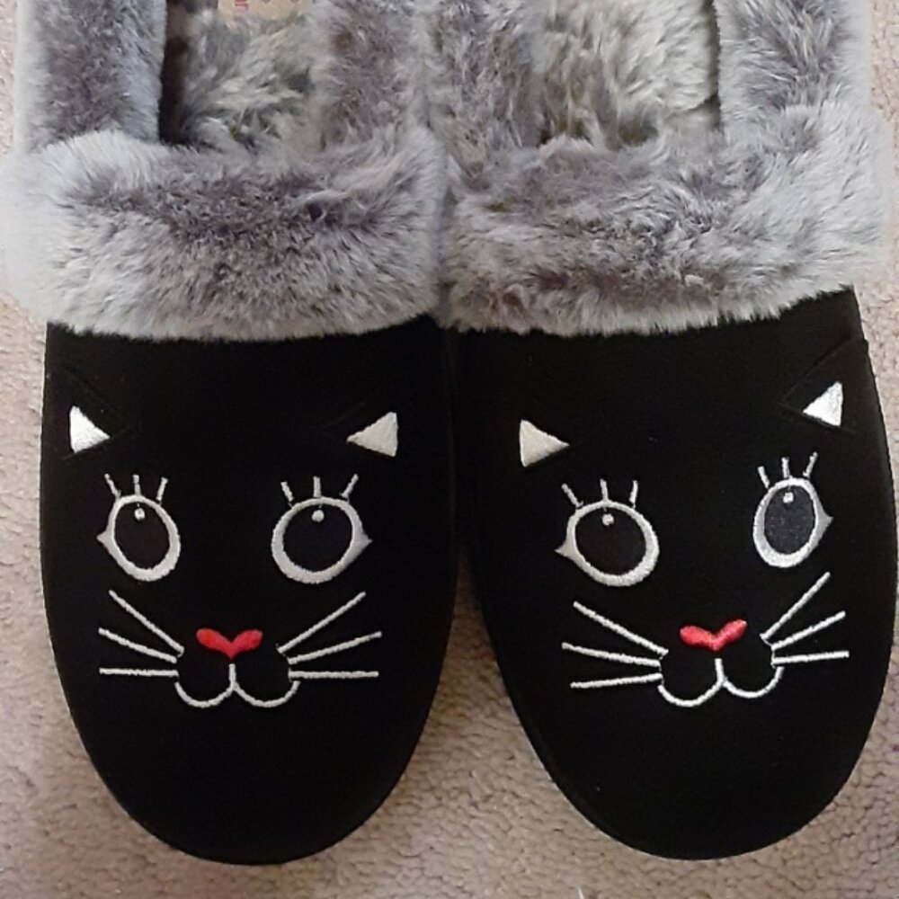 Bobs by Sketchers Too Cozy--Meow Pajamas Slippers